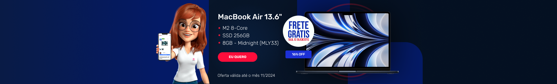 Ofertas MacBook Air - Novembro 2024 